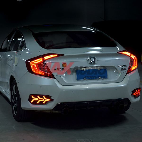 Buy HONDA CIVIC FC 20162019 V3 Arrow Style Rear Bumper Reflector LED
